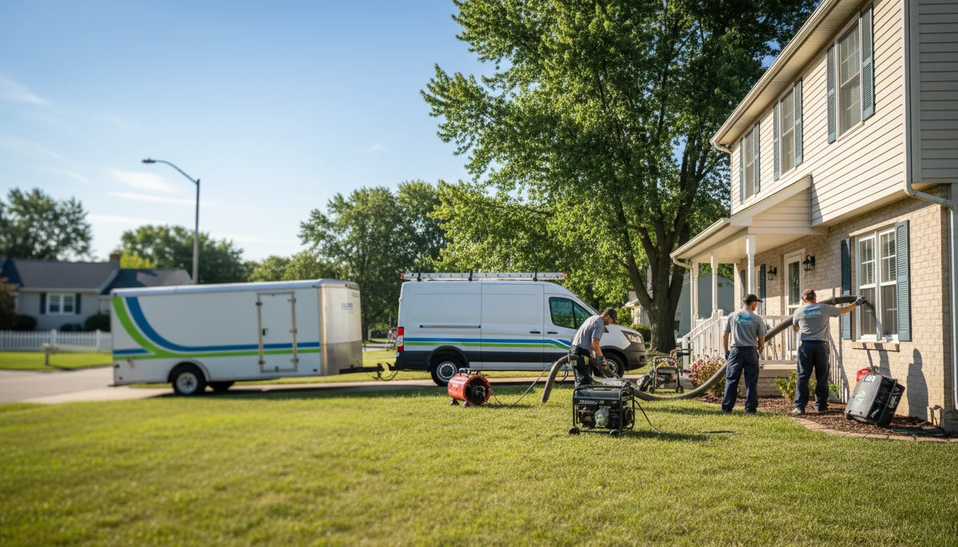 Flooded Basement Restoration And Cleanup With Repair in Rogers City, MI near me